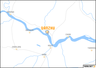 map of Danzhu