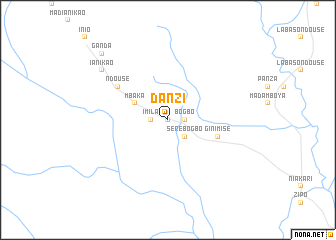 map of Danzi