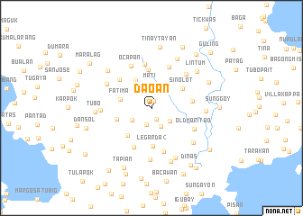 map of Dao-an