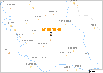 map of Daobaohe