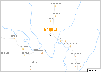 map of Daobli