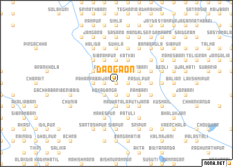 map of Dāogaon