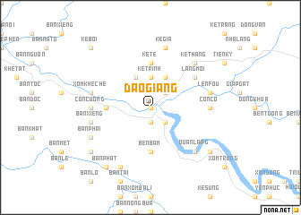 map of Ðào Giang