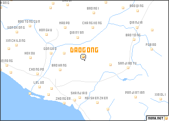 map of Daogong