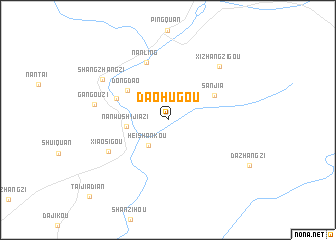 map of Daohugou