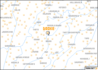 map of Dāoke