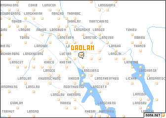 map of Ðào Lâm