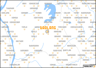 map of Ðào Lãng