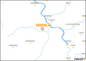 map of Daorala