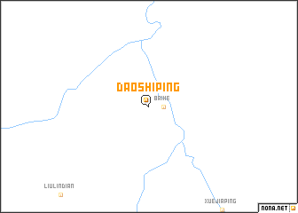 map of Daoshiping