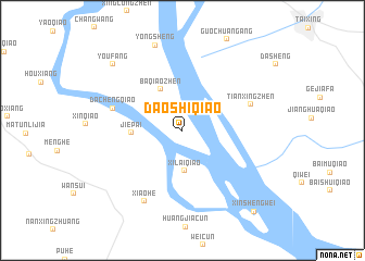 map of Daoshiqiao