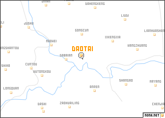 map of Daotai
