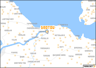 map of Daotou