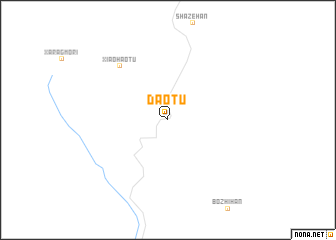 map of Daotu