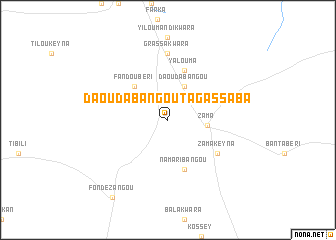 map of Daouda Bangou Tagassaba