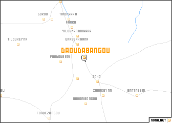 map of Daouda Bangou