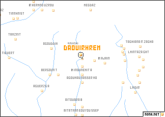 map of Daouirhrem