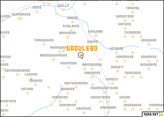 map of Daoulébo