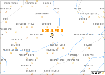 map of Daoulénia