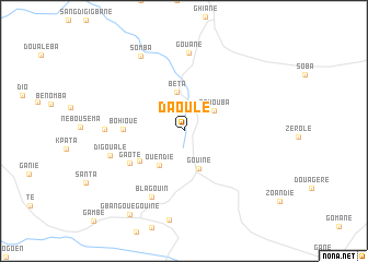 map of Daoulé