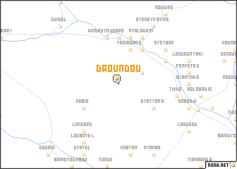 map of Daoundou