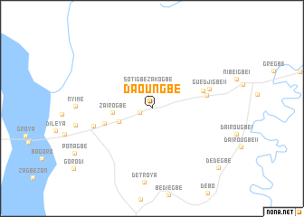 map of Daoungbé