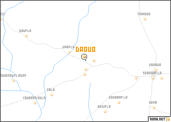 map of Daouo