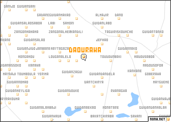 map of Daourawa