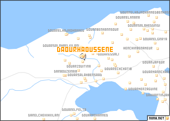 map of Daour Haoussene