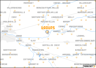 map of Daours