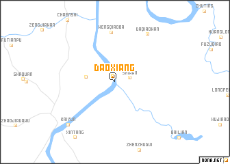 map of Daoxiang