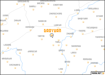 map of Daoyuan