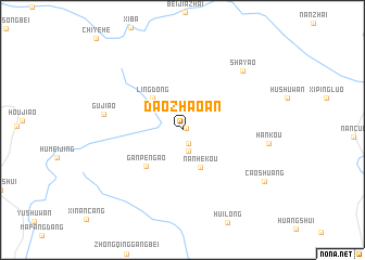 map of Daozhao\