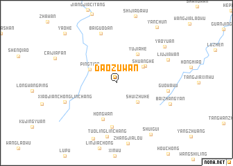 map of Daozuwan