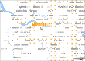 map of Dāpaneswar