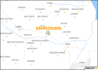 map of Dapanzhuang