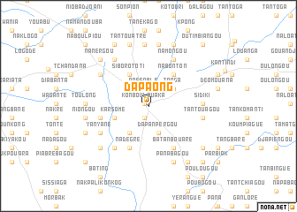 map of Dapaong