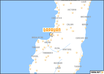 map of Dapauan