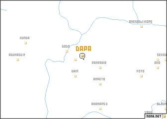 map of Dapa