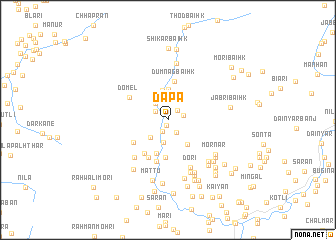 map of Dapa