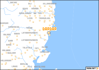 map of Dapdap