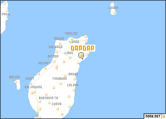 map of Dapdap