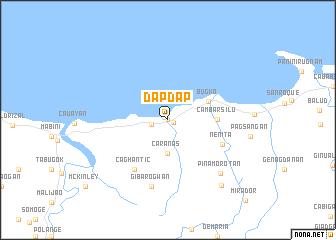 map of Dapdap