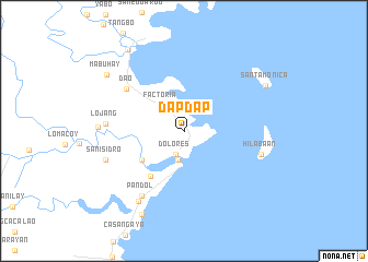 map of Dapdap