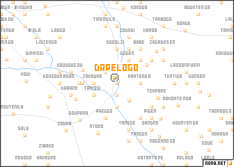 map of Dapélogo