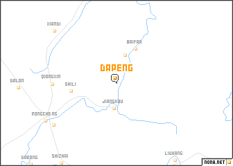 map of Dapeng