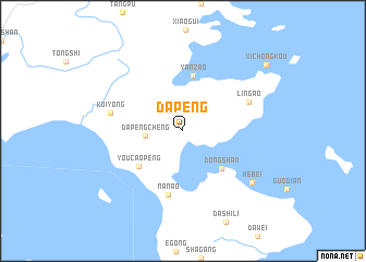 map of Dapeng