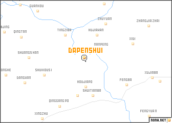 map of Dapenshui