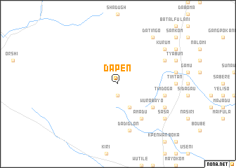 map of Dapen