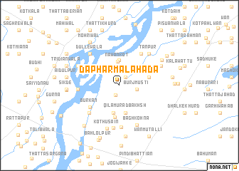 map of Daphar Malahāda